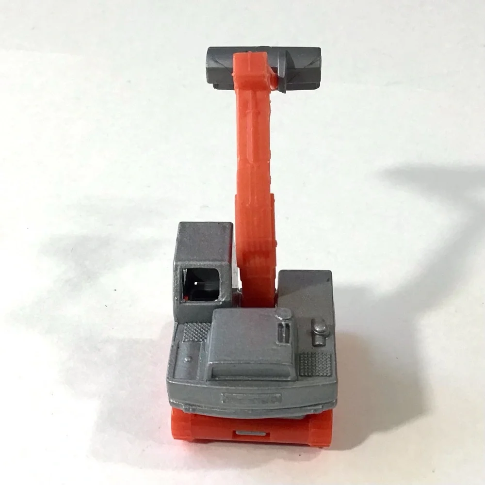 1980 Matchbox Excavator MC21 Silver & Red 1:64 Vintage Construction Vehicle